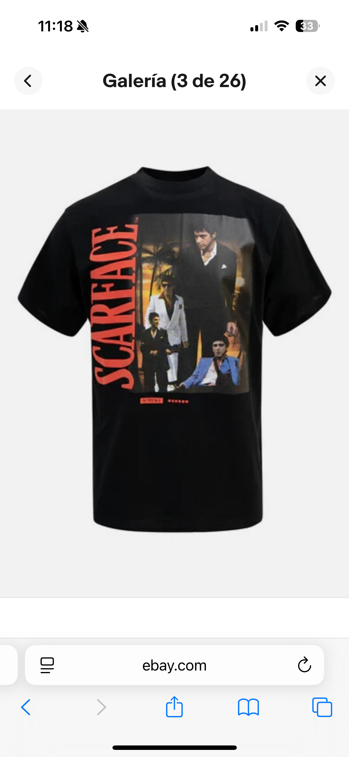 POLERA SCARFACE X REASON