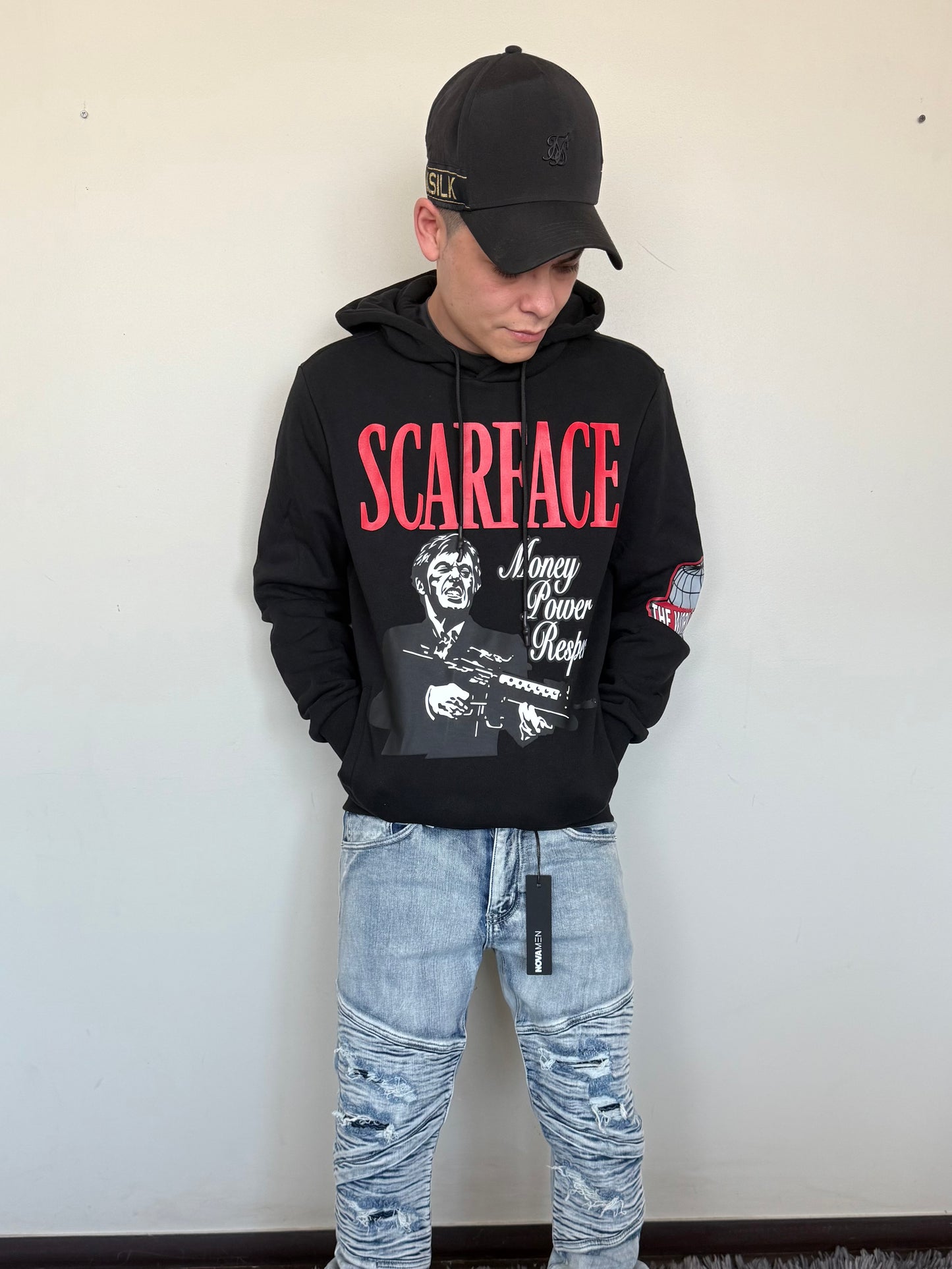 POLERON NEGRO SCARFACE X REASON