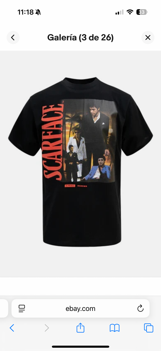 POLERA SCARFACE X REASON